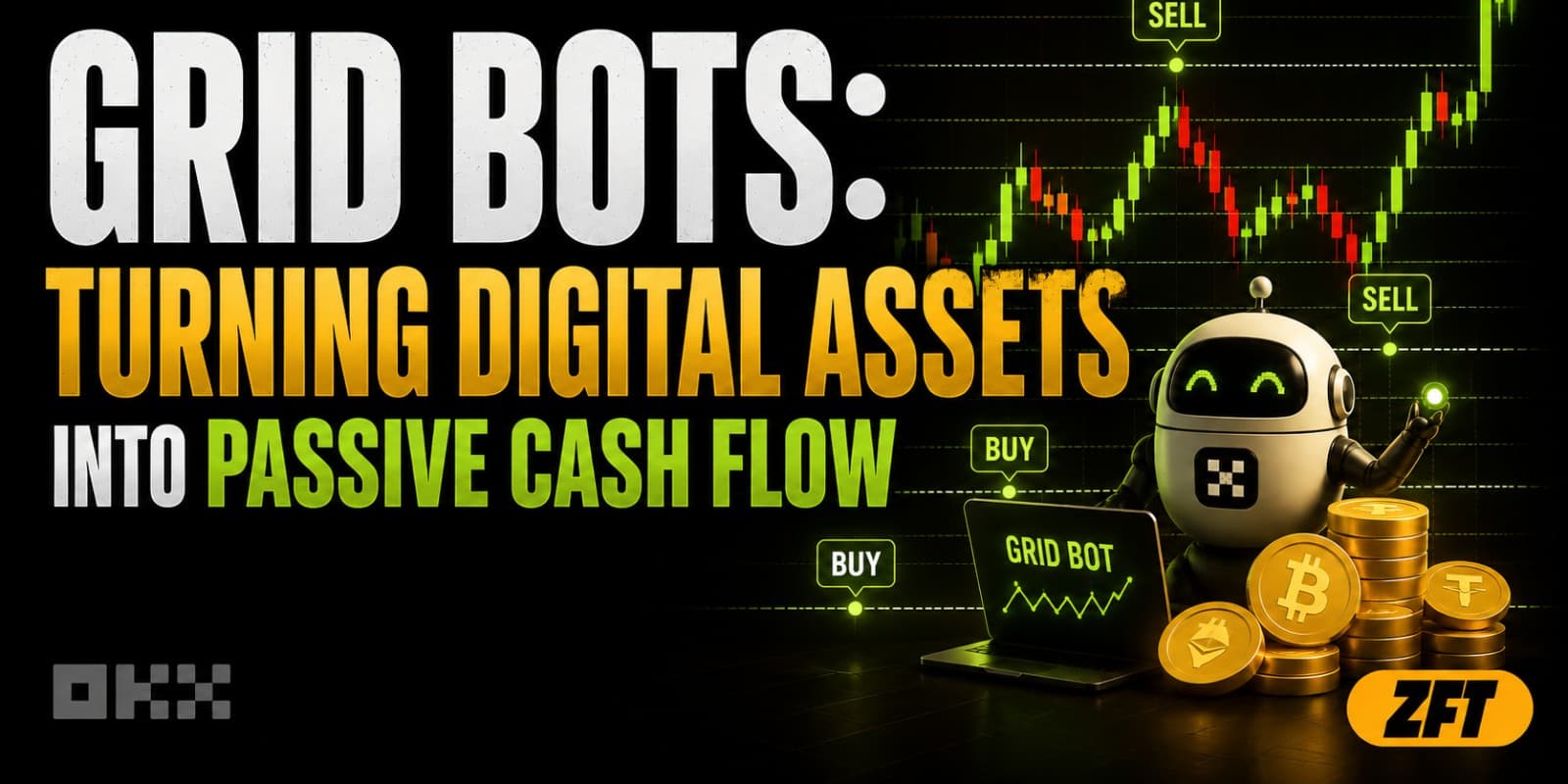 Gridbots 101 - Turning Digital assets like Stocks and Crypto into Passive Cashflow
